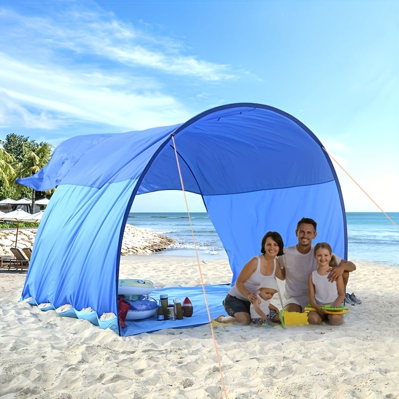 ZJRIGHT Beach Tent Sun Shelter for 5 Adults - Camping Backyards & More