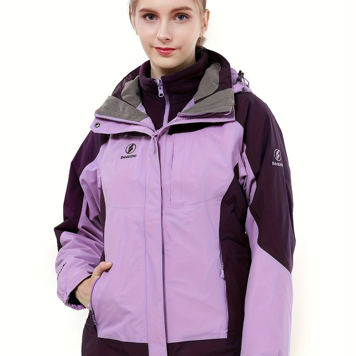 BEAUME 3-in-1 Winter Ski Jacket Waterproof & Windproof Outdoor Coats