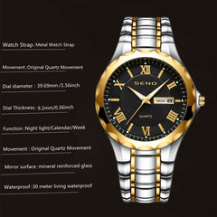Men's Classic Pointer Scale Quartz Watch