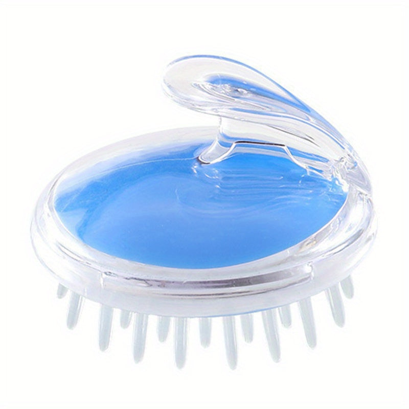 Silicone Shampoo Brush Head Massage Hair Wash Comb