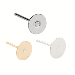 50 Pcs Stainless Steel Post Earring Studs for DIY Jewelry Making