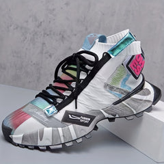Men's High Top Sport Shoes Comfortable Breathable Non Slip Casual Sneakers