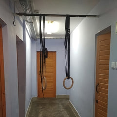 Adjustable Gymnastic Rings - Fitness Hanging Ring Equipment