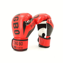 1pair Boxing Gloves Taekwondo Training Thickened Gloves Sanda Equipment