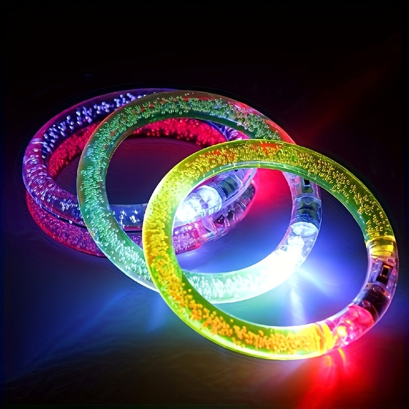 Multicolor Glow Bracelets LED Stick Bracelets for Christmas