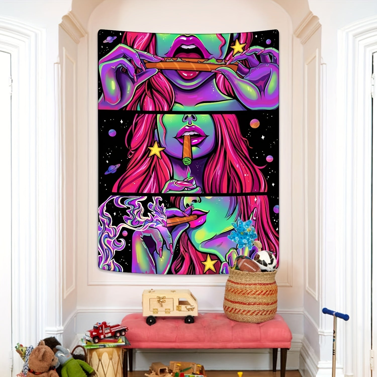 Creative Tapestry Wall Hanging for Home Bedroom Room