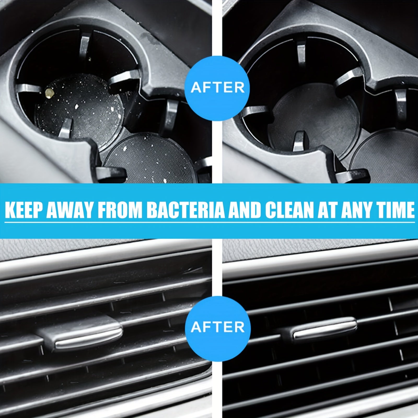 2 Bottles Car Cleaning Soft Adhesive for Air Vent and Keyboard