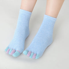 Colorful Toe Socks for Yoga Athletic Women