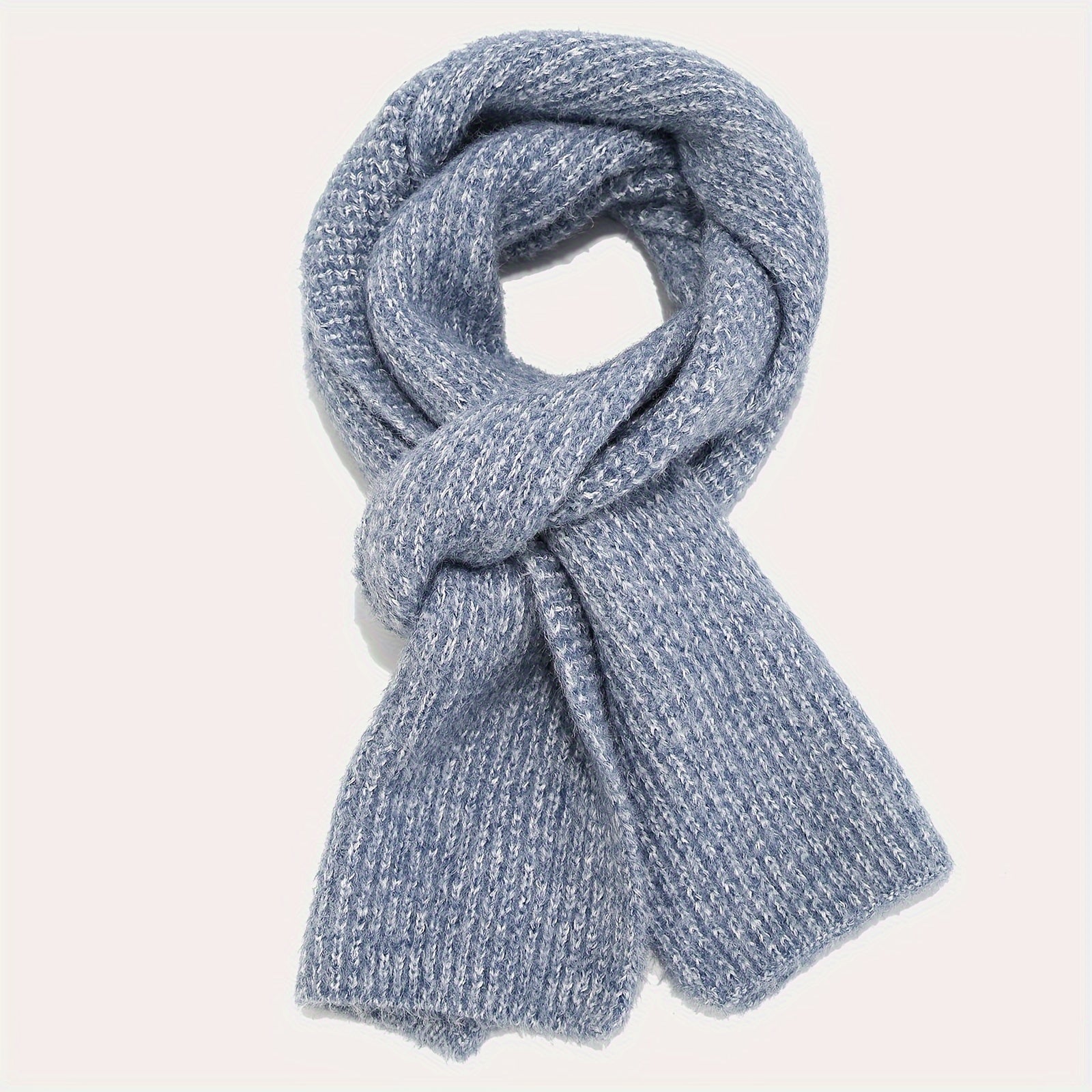 Autumn Winter Warm Set Fashionable Thickened Scarf Hat Gloves 3pc Set