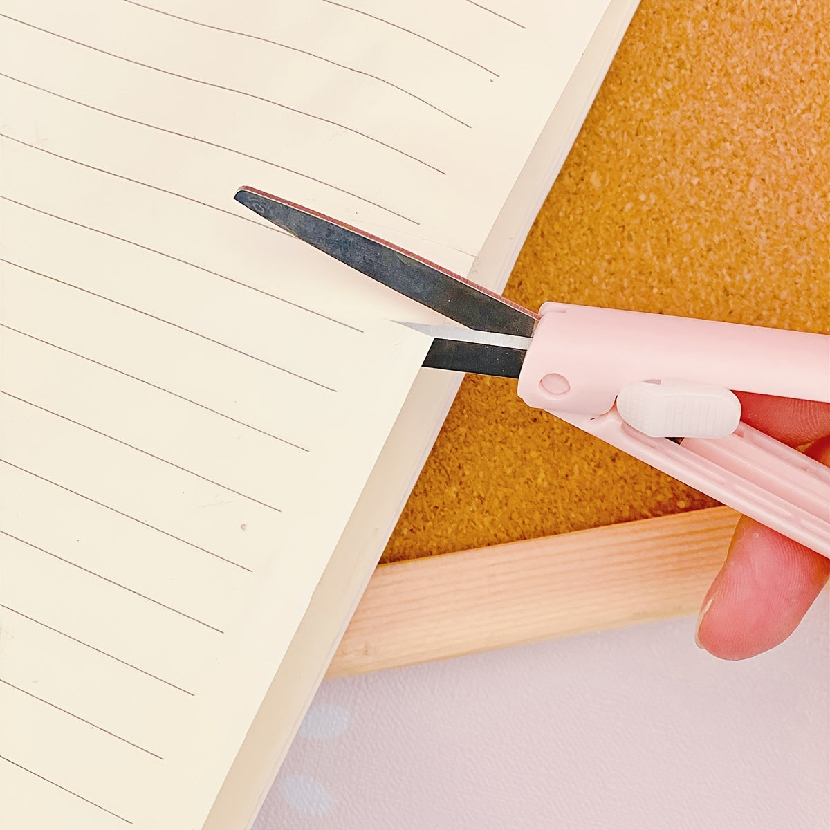 Portable Folding Pen Scissors Ceramic Paper Cutter Student Mini Scissors