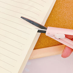 Portable Folding Pen Scissors Ceramic Paper Cutter Student Mini Scissors