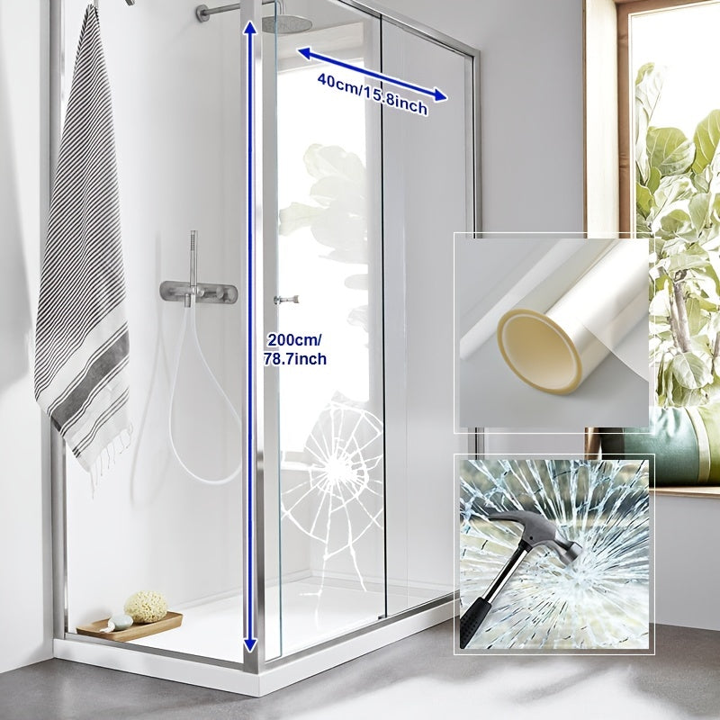 Clear Security Window Film Safety Shatterproof Glass Protective Vinyl