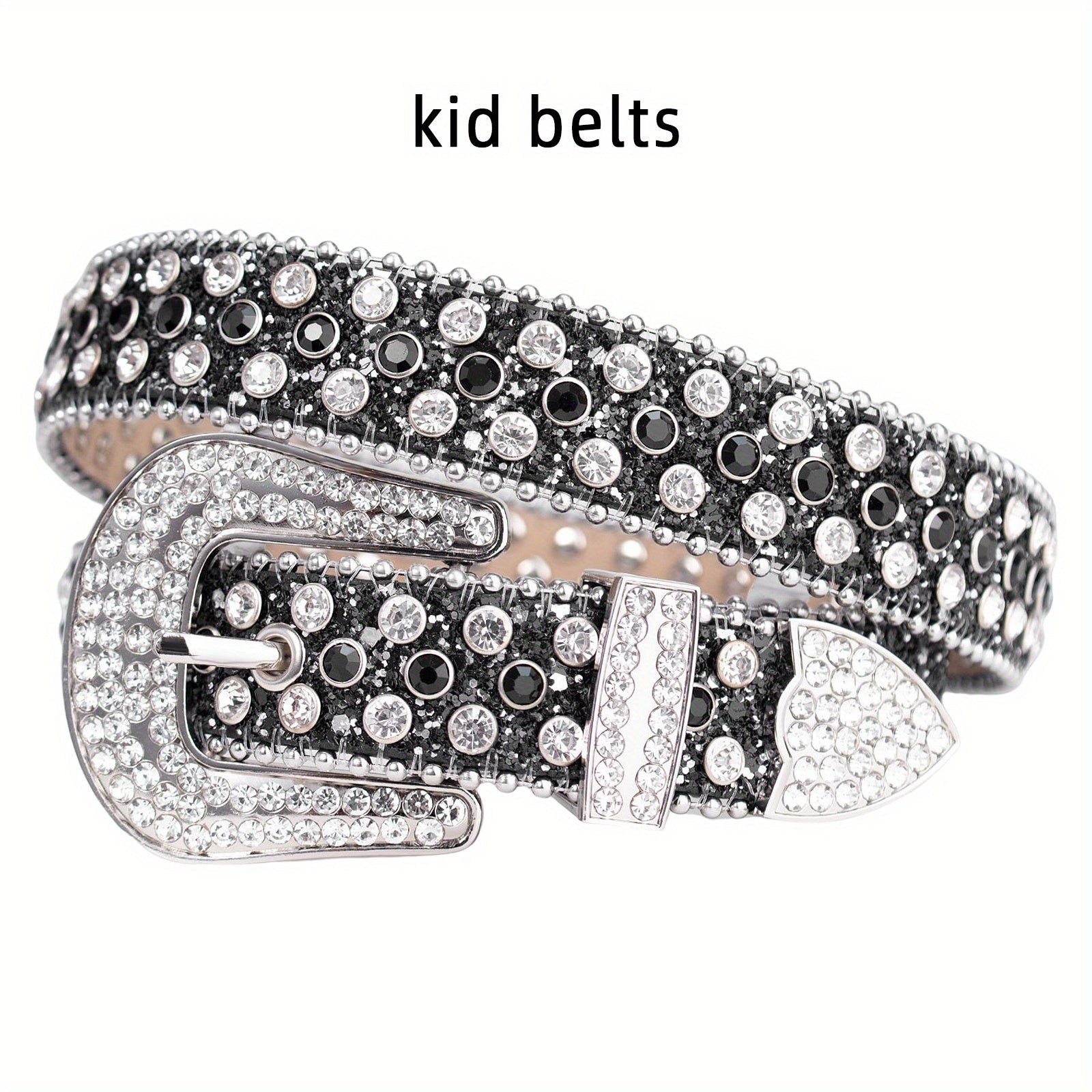 Kids Rhinestones Belt for Pants Jeans