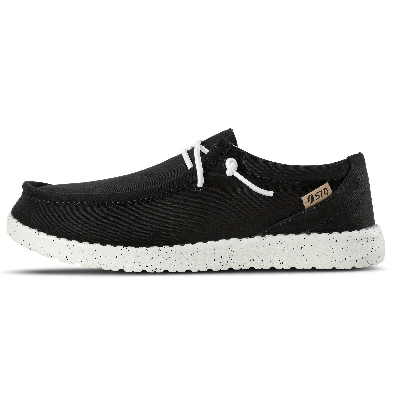 Women's Lace Up Slip on Shoes Light Casual Canvas Shoes With Arch Support