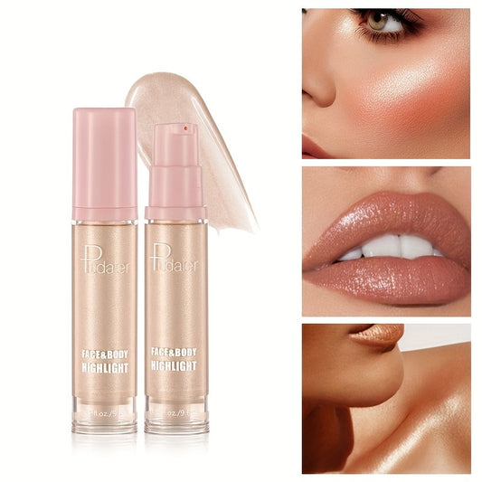 Matte Liquid Shimmer Highlighter Cream Stick for Face & Body
