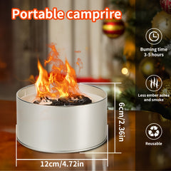 Portable Campfire Candles for Camping 3.5 Hours Burning Time