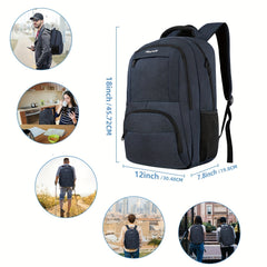 Large Capacity Men's Backpack Waterproof Schoolbag