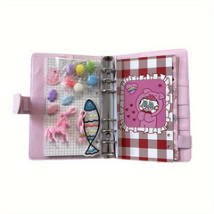 Pink Stationery Set Notebook Bundle DIY Grid Journal Sketchbook Planner Diary