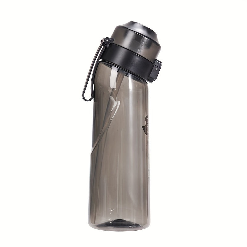 650ml Sports Water Bottle with Flavor Pods Portable Travel Cup