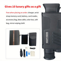 Infrared Night Vision Monocular Telescope with 32GB Memory Card