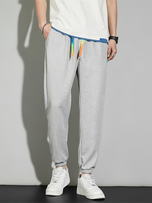 Men's Loose Drawstring Sweatpants for Autumn/Winter