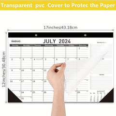 2023 Wall Calendar Jan-Jun Double Wire Binding Thick Paper Office Home Gift