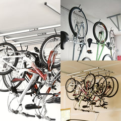 6pcs Bike Storage Hook Heavy Duty Wall Mount Rack Large Screw for Garage