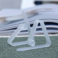 8 Clear Plastic Tablecloth Clips Securely Hold Down Tablecloths for Events