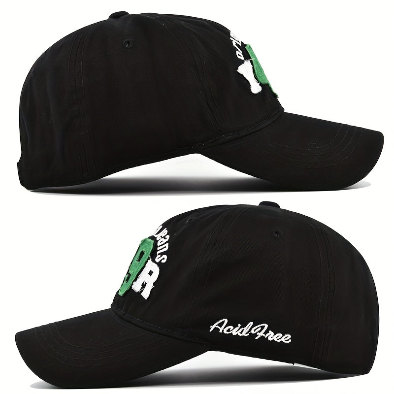 3D Embroidery Baseball Cap Washed Patch Cloth Baseball Hat Sun Hat