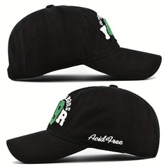 3D Embroidery Baseball Cap Washed Patch Cloth Baseball Hat Sun Hat