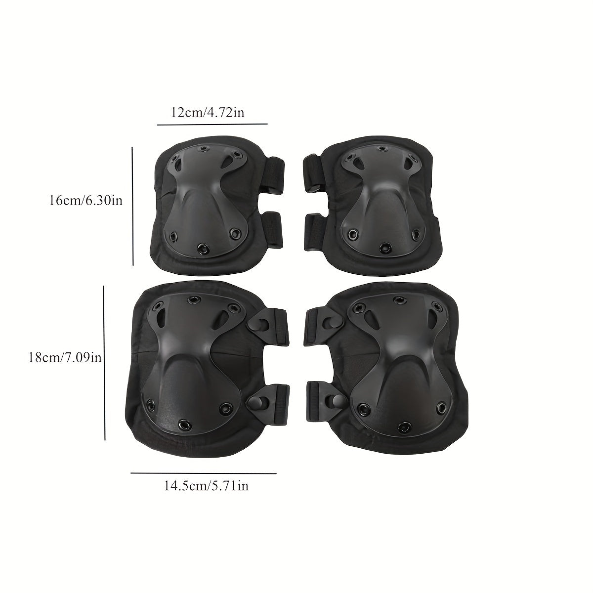 Knee & Elbow Pads Set for Climbing & Cycling