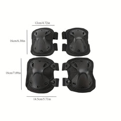 Knee & Elbow Pads Set for Climbing & Cycling