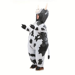 Inflatable Cow Costume Set - Perfect for Parties, Halloween, Stage Performances