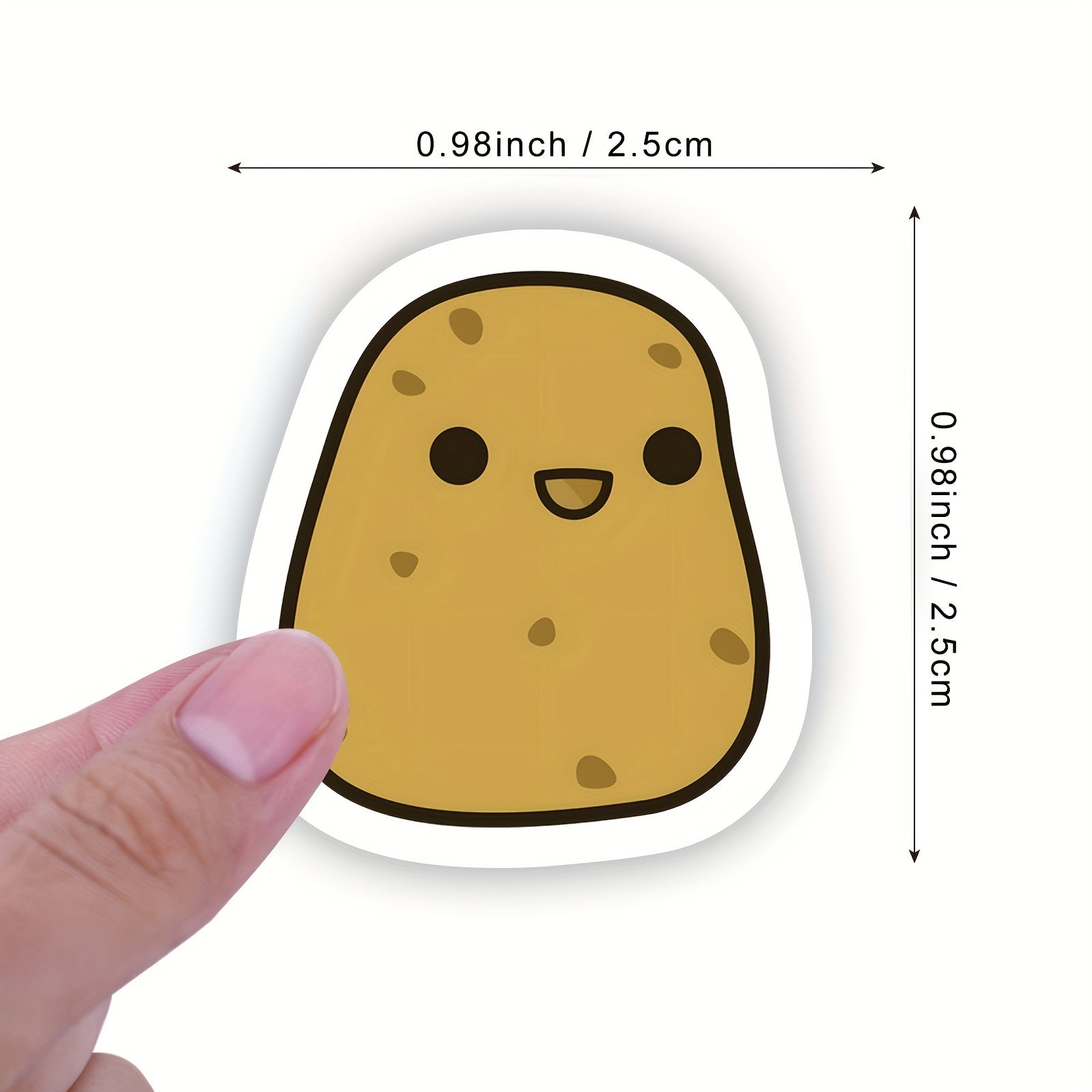 Potato Stickers Roll Vinyl Decals Cup Water Bottles Laptop Luggage Computer