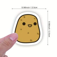Potato Stickers Roll Vinyl Decals Cup Water Bottles Laptop Luggage Computer