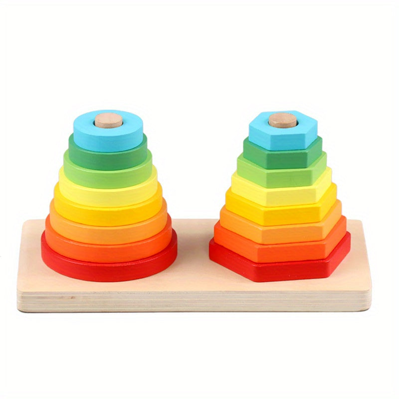 Geometric Shape Set Building Blocks for Children's Early Education