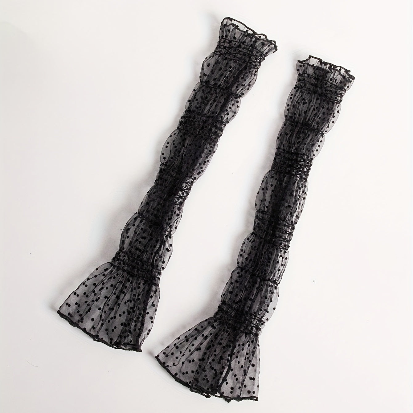 Polka Dot Lace Sunscreen Sleeves for Summer Outdoor