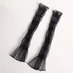 Polka Dot Lace Sunscreen Sleeves for Summer Outdoor