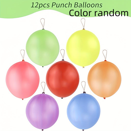 Kids Punch Balloons Set - Heavy Duty Bounce Balloons