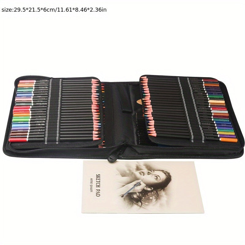 144-Piece Professional Oily Colored Pencil Set for Artists