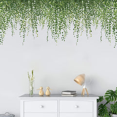 1pc Long Green Vine Decorative Sticker DIY Set
