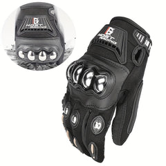 Durable Breathable Motorcycle Gloves Touchscreen Compatible