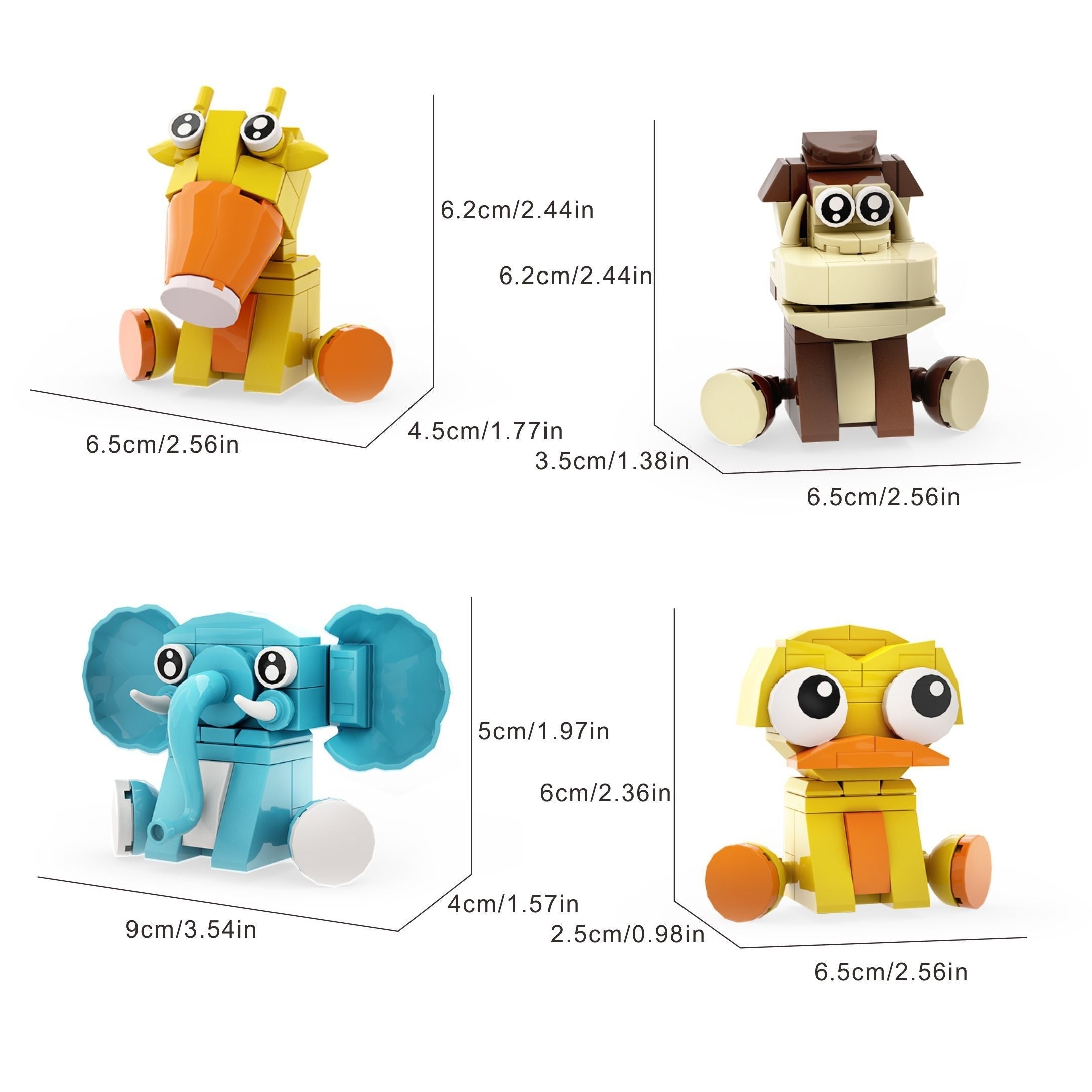 Animal Series Building Blocks Set - Classroom Rewards