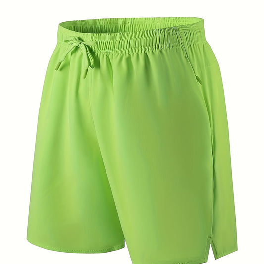 Men's Quick Dry Comfy Shorts with Zipper Pockets