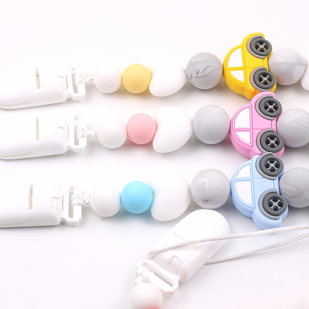 Anti Drop Pacifier Clip and Teether Set