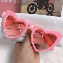 Y2K Heart Sunglasses UV400 Sun Shades For Beach Club