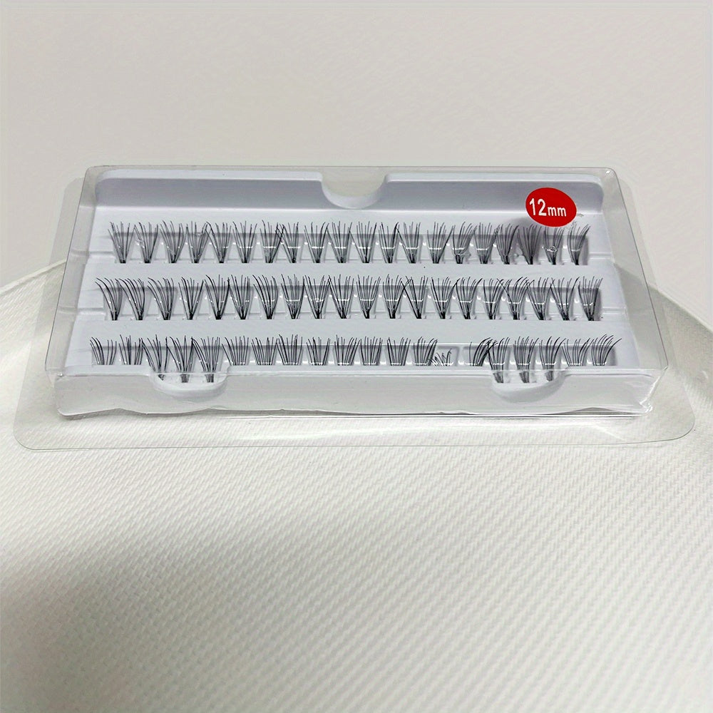 Medium Cluster Fans Lashes Segmented False Eyelashes 60 Clusters