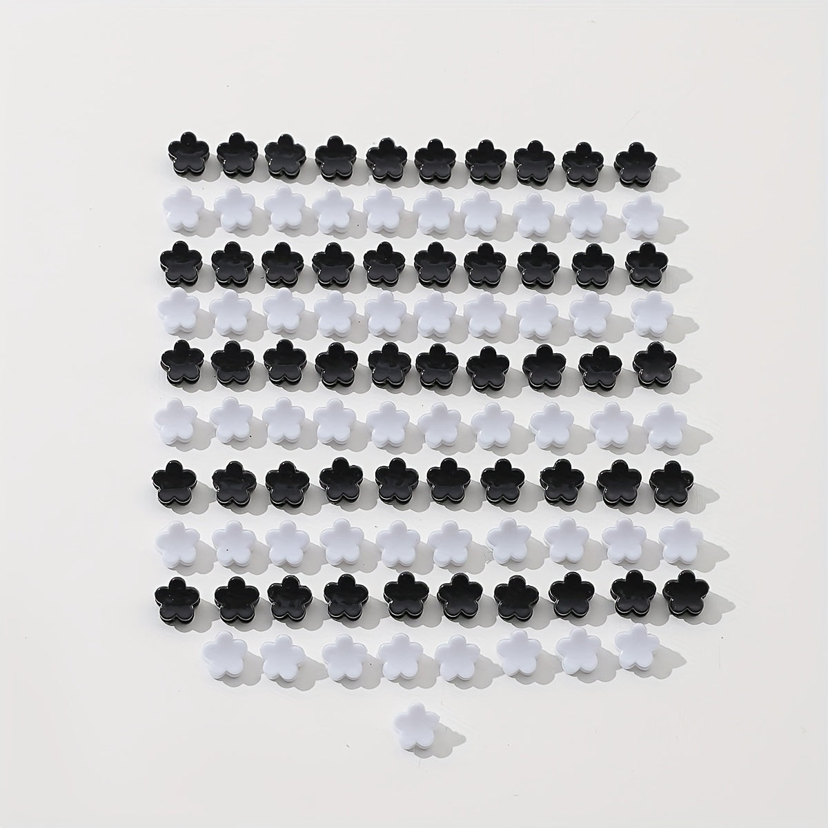 100pcs Mini Star Shape Hair Claw Braid Hair Clip Hair Accessories