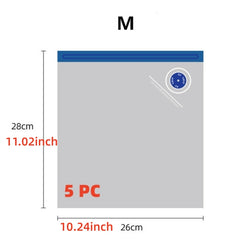5pcs Vacuum Sealing Bags for Fresh Keeping and Air Extraction