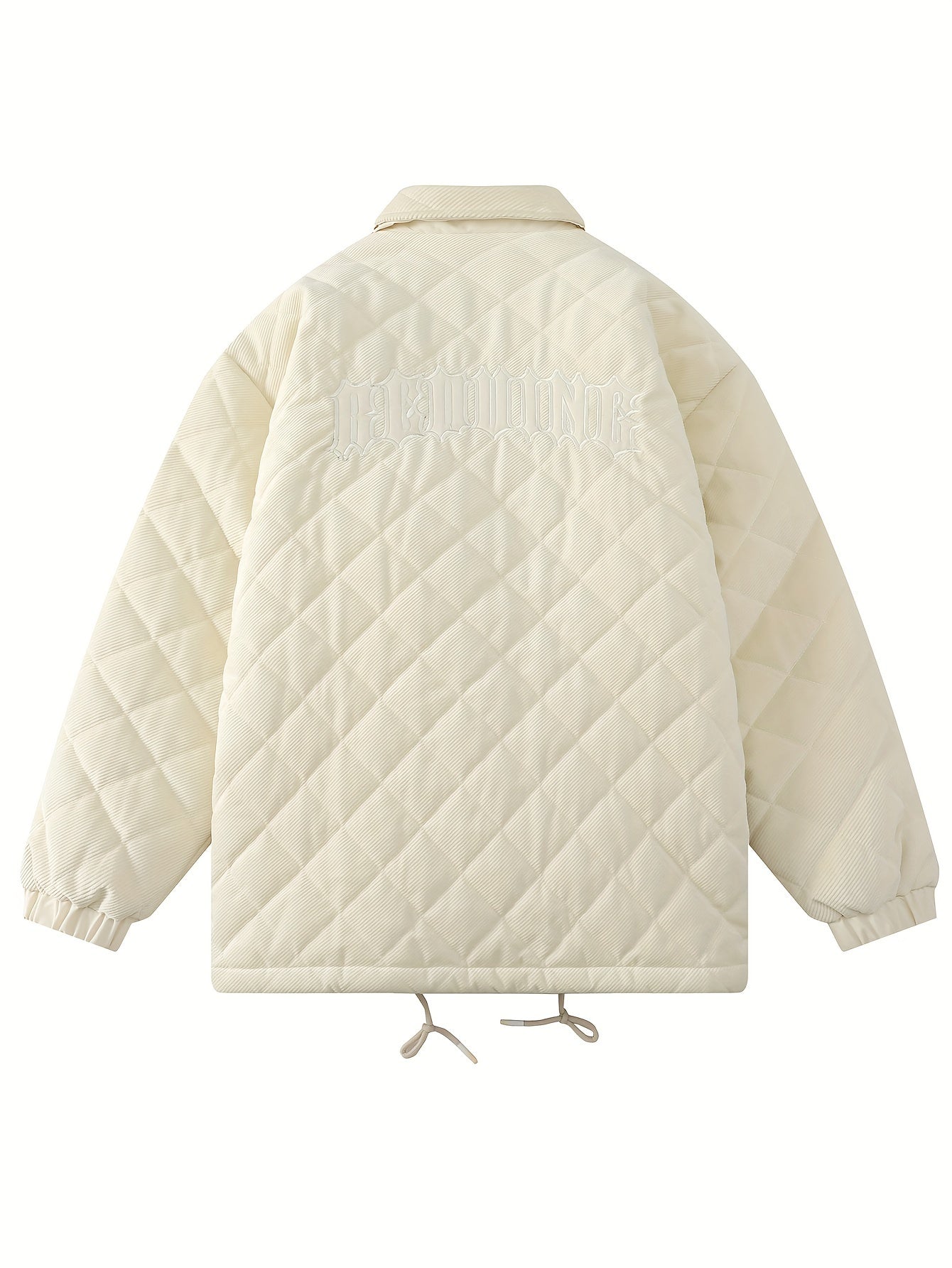 Versatile Label Puffer Coat Casual Sports Jacket